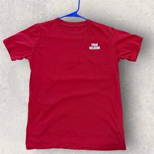 True Religion The Original Buddha Logo Red Shirt